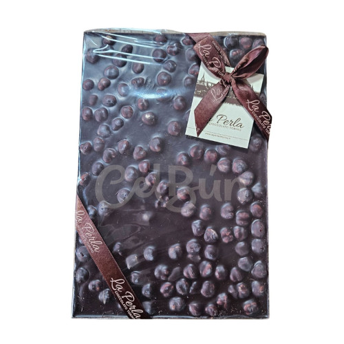 Mattonella Cioccolato Fondente 61% con Nocciole - 450g